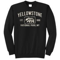 Yellowstone National Park Grizzly Bear Zip Code Wyoming Sweatshirt