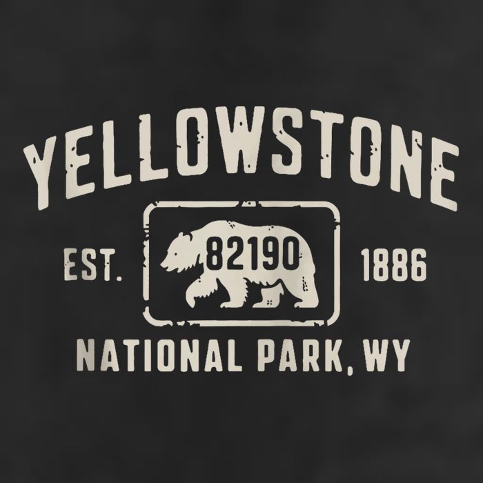 Yellowstone National Park Grizzly Bear Zip Code Wyoming Adult Drive Performance Visor