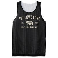 Yellowstone National Park Grizzly Bear Zip Code Wyoming Mesh Reversible Basketball Jersey Tank