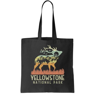Yellowstone National Park Retro Vintage Mountain Elk Gift Bag