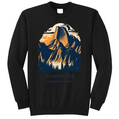 Yosemite National Park California Half Dome Landscape Sweatshirt