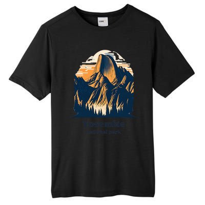 Yosemite National Park California Half Dome Landscape Tall Fusion ChromaSoft Performance T-Shirt