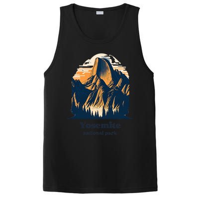 Yosemite National Park California Half Dome Landscape PosiCharge Competitor Tank