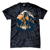 Yosemite National Park California Half Dome Landscape Tie-Dye T-Shirt