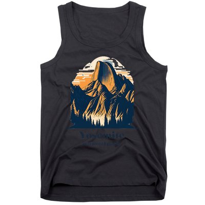 Yosemite National Park California Half Dome Landscape Tank Top