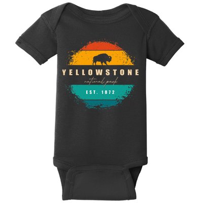 Yellowstone National Park Baby Bodysuit