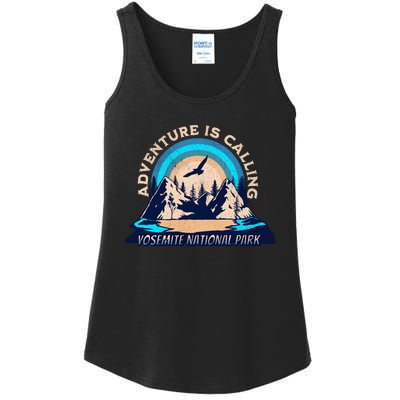 Yosemite National Park Camping Hiking Family Vacation Ladies Essential Tank