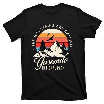 Yosemite National Park Camping Hiking Family Vacation T-Shirt