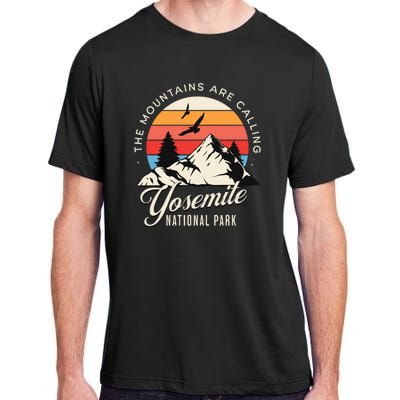 Yosemite National Park Camping Hiking Family Vacation Adult ChromaSoft Performance T-Shirt