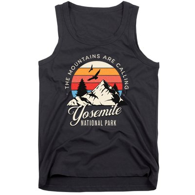 Yosemite National Park Camping Hiking Family Vacation Tank Top