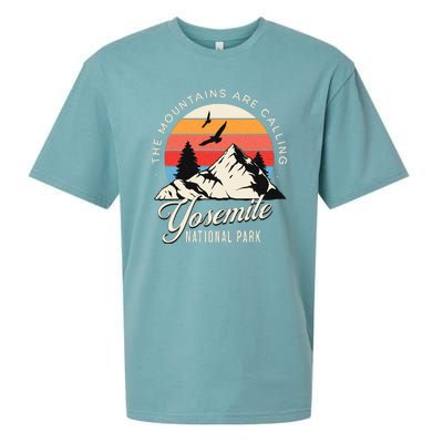 Yosemite National Park Camping Hiking Family Vacation Sueded Cloud Jersey T-Shirt