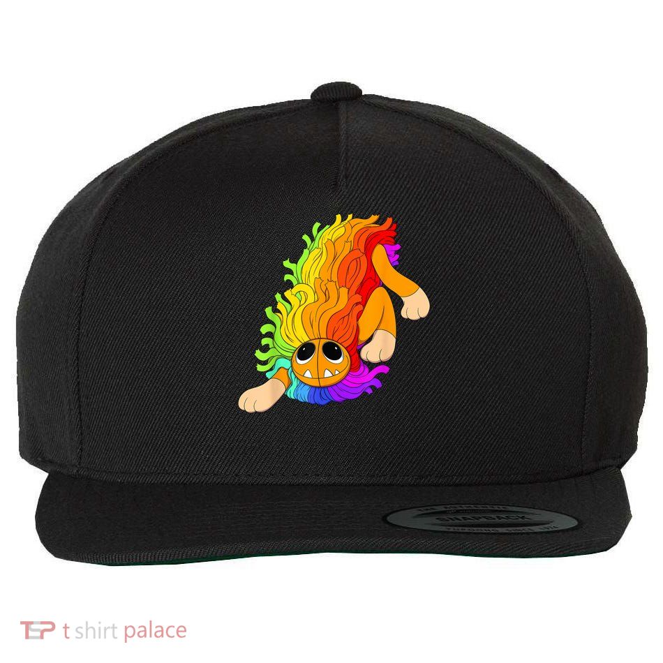 Yarnaby Nightmare Plush Critters Wool Snapback Cap