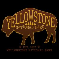 Yellowstone National Park EST 1872 Buffalo Logo Mug