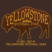 Yellowstone National Park EST 1872 Buffalo Logo Performance Shirt