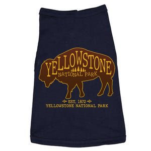 Yellowstone National Park EST 1872 Buffalo Logo Doggie Tank