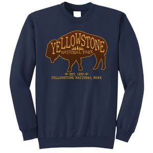 Yellowstone National Park EST 1872 Buffalo Logo Sweatshirt