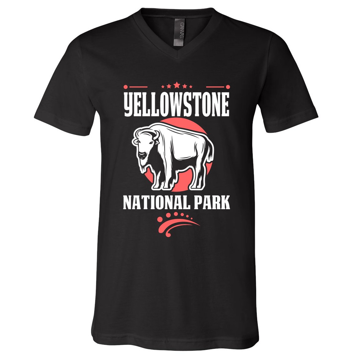 Yellowstone National Park V-Neck T-Shirt