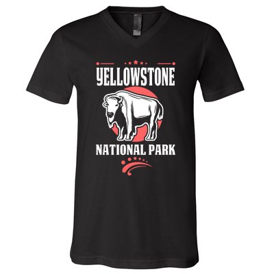 Yellowstone National Park V-Neck T-Shirt