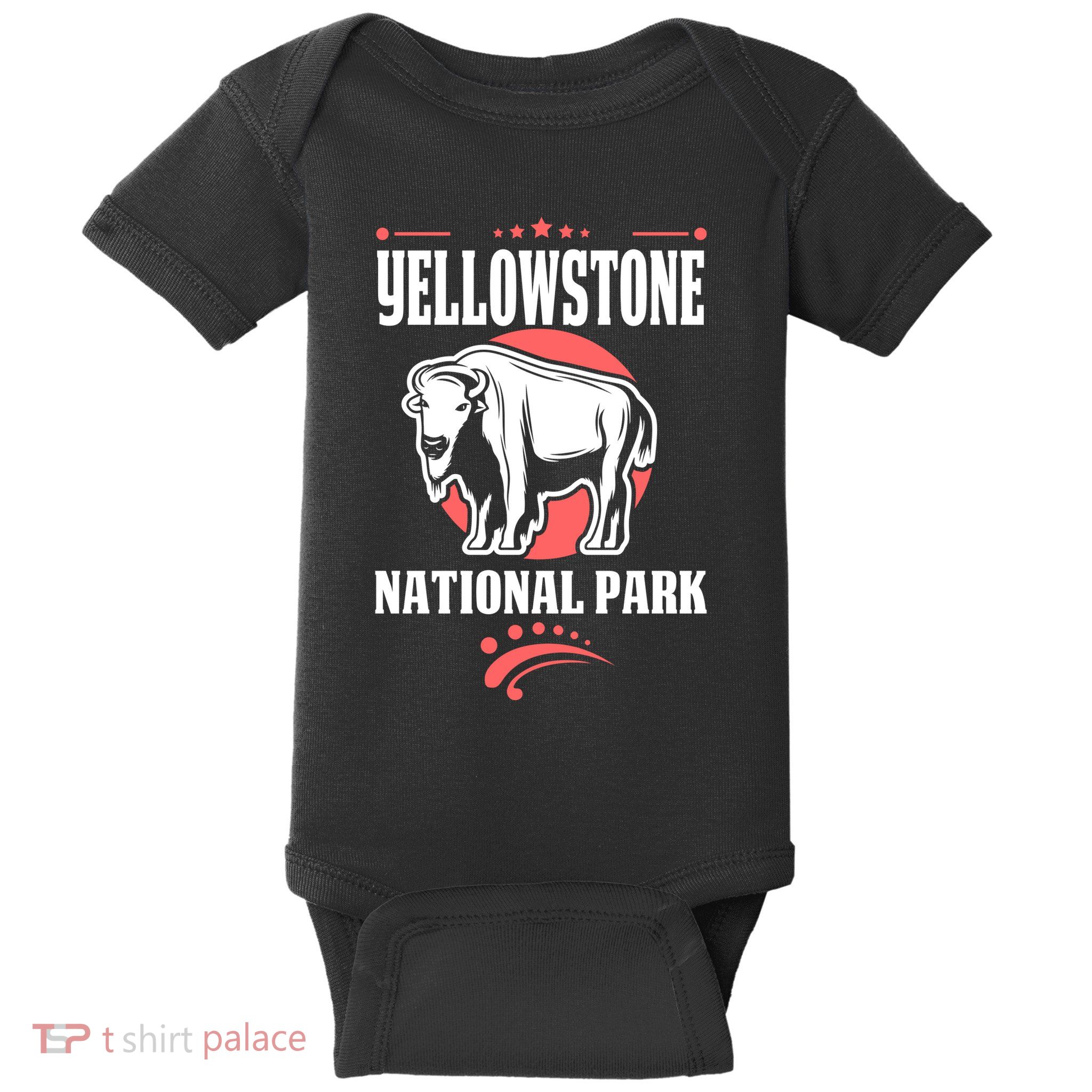Yellowstone National Park Baby Bodysuit