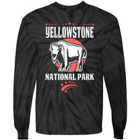 Yellowstone National Park Tie-Dye Long Sleeve Shirt