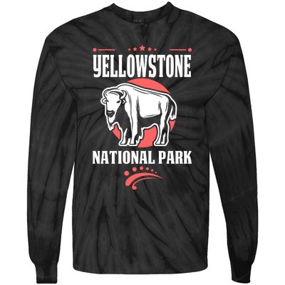 Yellowstone National Park Tie-Dye Long Sleeve Shirt