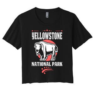 Yellowstone National Park Women's Crop Top Tee