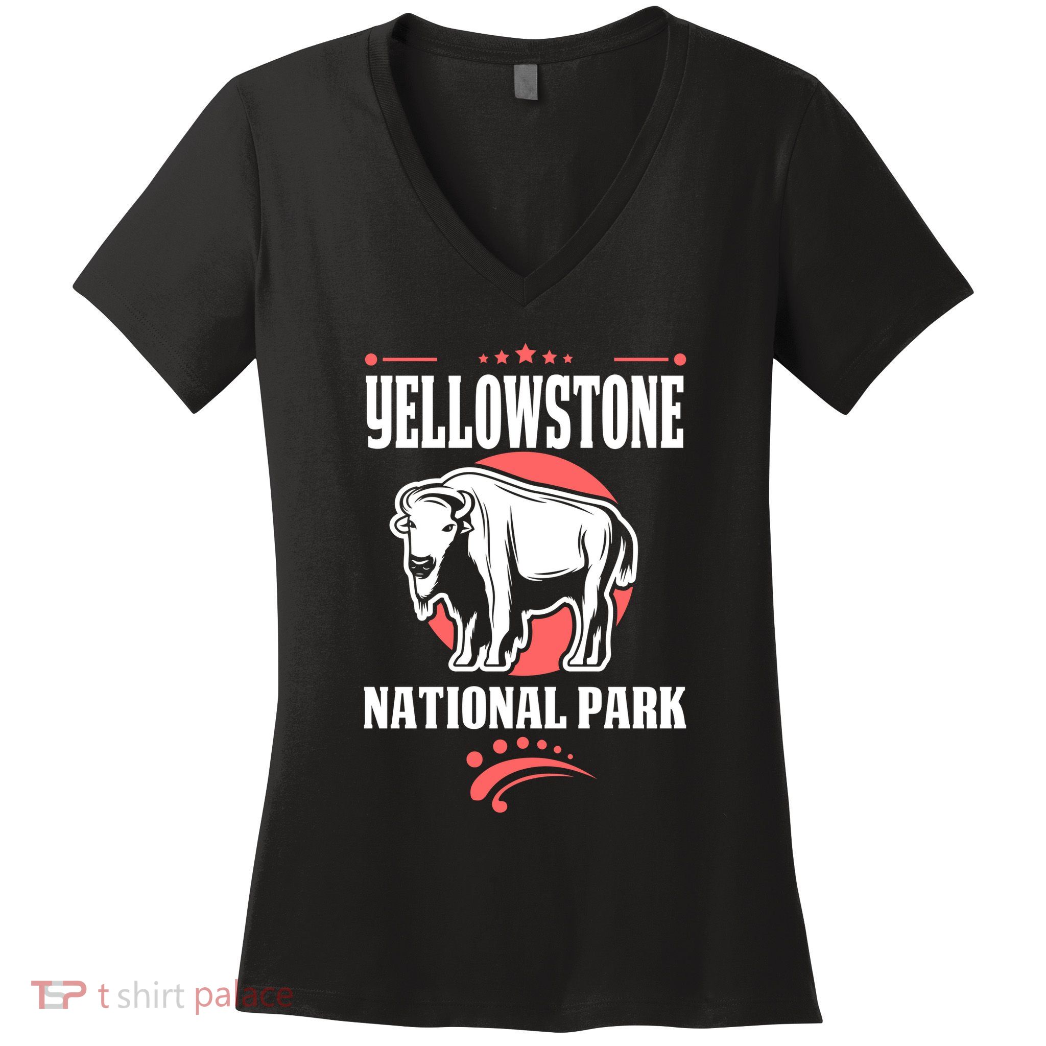 Yellowstone National Park Women's V-Neck T-Shirt