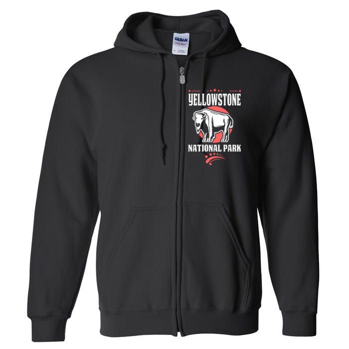 Yellowstone National Park Full Zip Hoodie