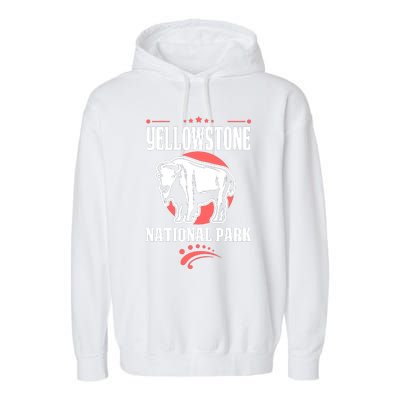 Yellowstone National Park Garment-Dyed Fleece Hoodie