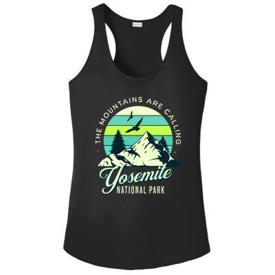 Yosemite National Park Camping Hiking Family Vacation Ladies PosiCharge Competitor Racerback Tank