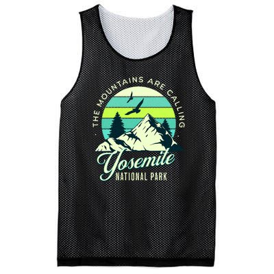 Yosemite National Park Camping Hiking Family Vacation Mesh Reversible Basketball Jersey Tank