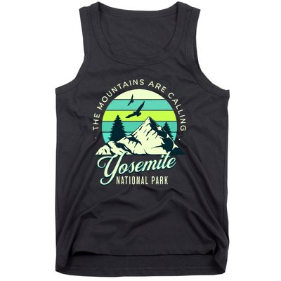 Yosemite National Park Camping Hiking Family Vacation Tank Top