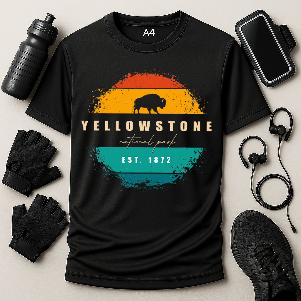 Yellowstone National Park Cooling Performance Crew T-Shirt