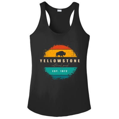 Yellowstone National Park Ladies PosiCharge Competitor Racerback Tank