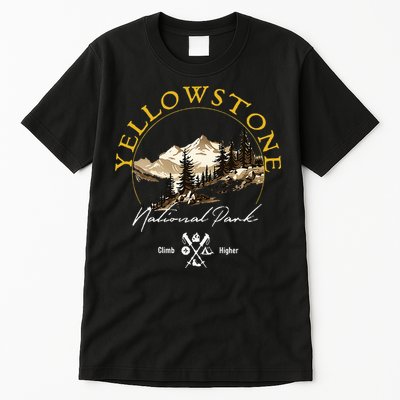 Yellowstone National Park Retro Vintage Apparel Souvenir Tall T-Shirt