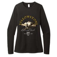 Yellowstone National Park Retro Vintage Apparel Souvenir Womens CVC Long Sleeve Shirt