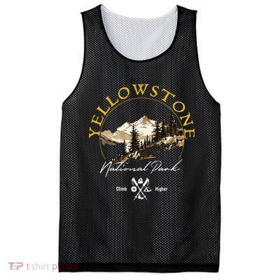 Yellowstone National Park Retro Vintage Apparel Souvenir Mesh Reversible Basketball Jersey Tank