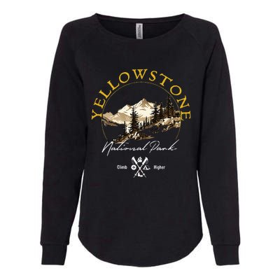 Yellowstone National Park Retro Vintage Apparel Souvenir Womens California Wash Sweatshirt