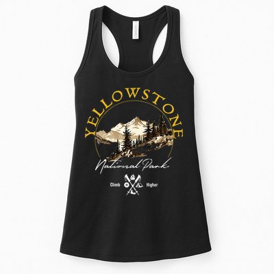 Yellowstone National Park Retro Vintage Apparel Souvenir Womens Tank Top
