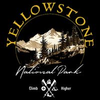 Yellowstone National Park Retro Vintage Apparel Souvenir Visor