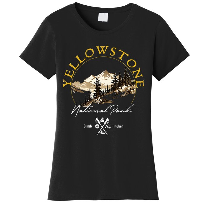 Yellowstone National Park Retro Vintage Apparel Souvenir Women's T-Shirt