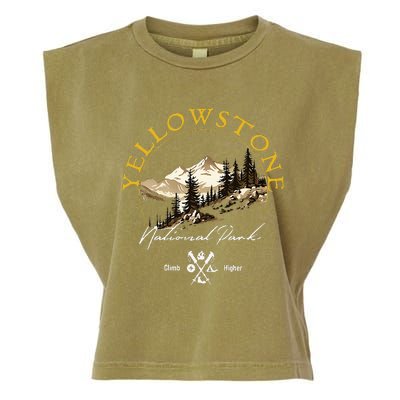 Yellowstone National Park Retro Vintage Apparel Souvenir Garment-Dyed Women's Muscle Tee