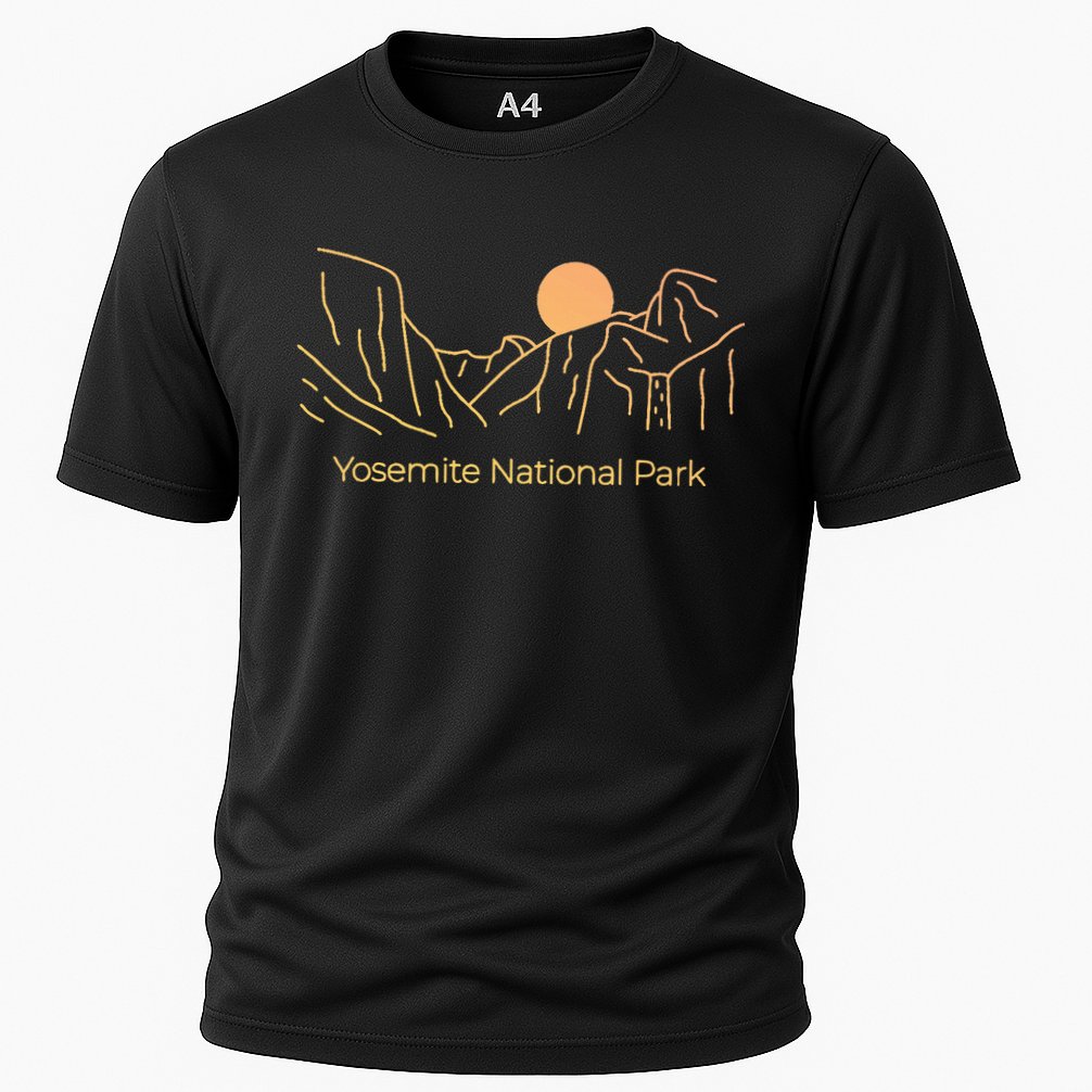 Yosemite National Park Skyline Cooling Performance Crew T-Shirt