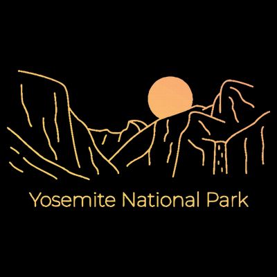 Yosemite National Park Skyline T-Shirt