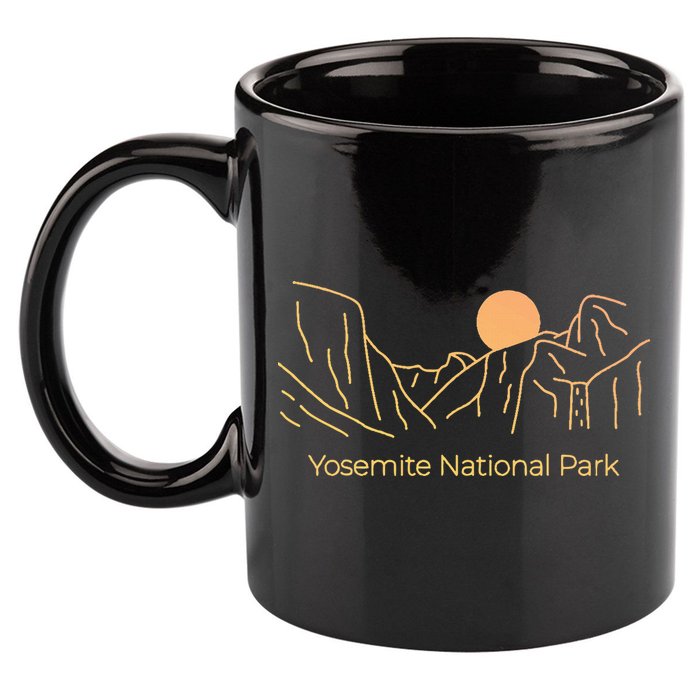 Yosemite National Park Skyline 11oz C Handle Ceramic Mug
