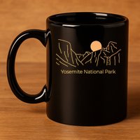 Yosemite National Park Skyline 11oz C Handle Ceramic Mug