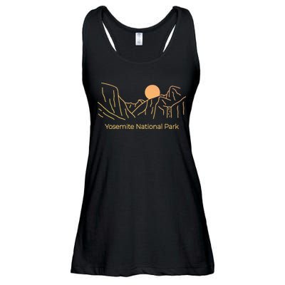 Yosemite National Park Skyline Ladies Essential Flowy Tank
