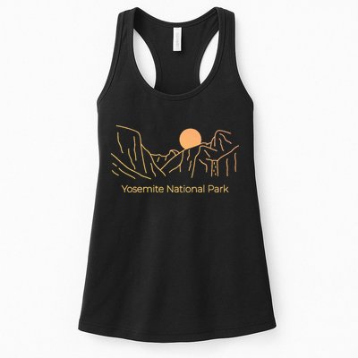 Yosemite National Park Skyline Womens Tank Top