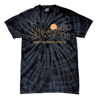 Yosemite National Park Skyline Tie-Dye T-Shirt