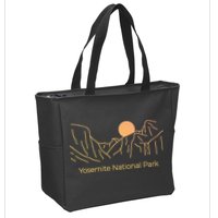 Yosemite National Park Skyline Zip Tote Bag
